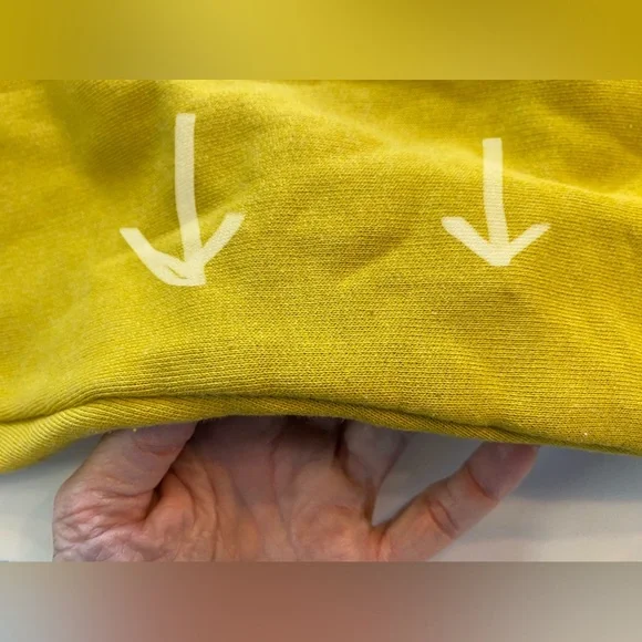 FP Movement Mustard Yellow High Neck Sweatshirt size M - Picture 5 of 9